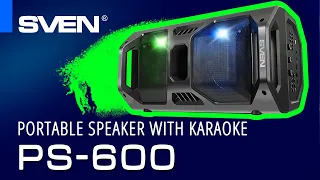 Portable acoustics — SVEN PS-600 speaker