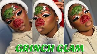 Grinch Glam Makeup 💚