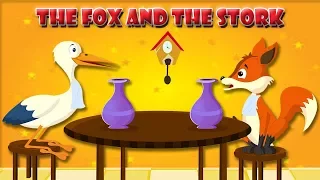 The Fox And The Stork Story | Bedtime Story For Kids in English | Kids Stories For Kindergarten