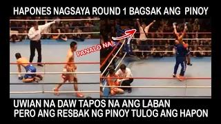 MGA HAPONES NAGSAYA PINOY BUMAGSAK SA ROUND 1 PANALO NA ! PERO ANG RESBAK NG PINOY TULOG ANG HAPON