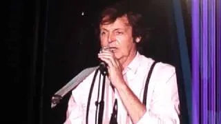 Paul McCartney SLC - Talking about John Lennon & Beginning of Here Today