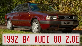 1992 B4 Audi 80 Goes for a Drive