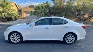 First real drive with my 2007 Lexus IS250 and seeing what is wrong with it.  Did I make a mistake?