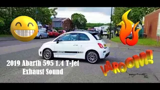 2019 Abarth 595 1.4 T-Jet Exhaust Sound & Acceleration!