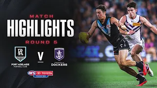 Port Adelaide v Fremantle Highlights | Round 5, 2024 | AFL