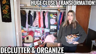 I WISH I KNEW THIS BEFORE I DECLUTTERED! EXTREME CLOSET DECLUTTER, ORGANIZE & TRANSFORMATION!