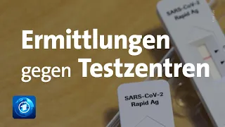 Corona: Ermittlungsverfahren gegen Testzentren