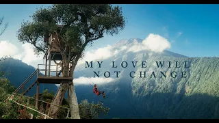 Song: My Love Will Not Change: KamranOnBike Tree House Ecuador 4K