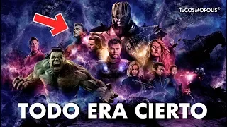 LAS 14 TEORÍAS VERDADERAS que REVELÓ AVENGERS:ENDGAME, LOS MÁS BRUTALES SPOILERS