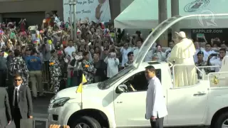 Pope Francis last motorcade in Manila