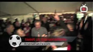 Arsenal fans singing at Villa Park - We won the league at shite hart lane