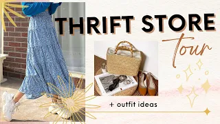 THRIFT STORE TOUR | outfit ideas and inspiration | come thrifting with me!