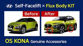 [Self-Facelift] OS KONA Body Kits - Hyundai Genuine Accessories 코나 바디킷