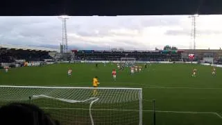 York City singing away at Hartlepool