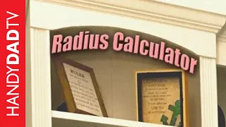 Radius Calculator (aka How to Cut a Curve in Wood)