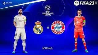 FIFA 23 - Real Madrid vs Bayern Munich - UEFA Champions League Final | PS5™ Gameplay [4K60]