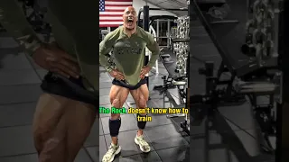 The Rock Doesn't Know How To Train