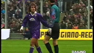 Serie A 1991/1992 | Fiorentina vs AC Milan 0-0 | 1992.02.16