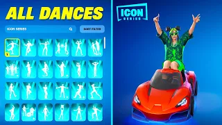 ALL ICON SERIES DANCE & EMOTES IN FORTNITE! (Part 3)