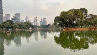 [4K] Lumphini Park Walk, Bangkok, Thailand T H
