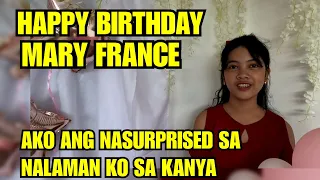 MARY FRANCE MAY IBINUNYAG SA AKIN