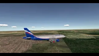Очень мягкая посадка в аэропорту Домодедово UUDD в RFS Real Flight Simulator