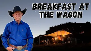 Wyoming Cowboy Breakfast | Sourdough Pancakes at the Chuck Wagon