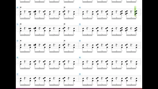 Rock & Roll Part 2 + Gary Glitter + Drum only + Drum tab