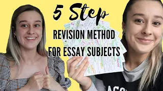 How I Achieved Top Grades - 5 Step Essay Subject Revision Method (my favourite method)