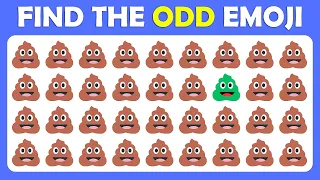 FIND THE ODD EMOJI OUT by Spotting The Difference! | Find The Odd One Out | Find The Odd Emoji