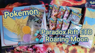 Pokemon Paradox Rift Roaring Moon ETB