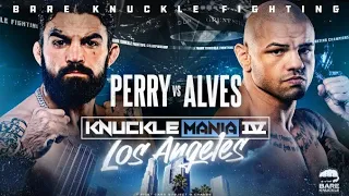 MIKE PERRY VS THIAGO ALVES LIVESTREAM! BKFC KNUCKLEMANIA 4 FULL FIGHT NIGHT COMPANION PLAY BY PLAY