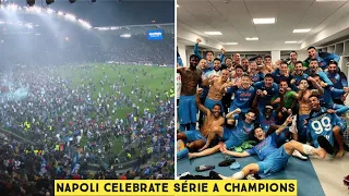 Napoli fans Storming the Pitch vs Udinese First Scudetto Celebration