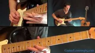 More Than A Feeling Guitar Lesson Pt.2 - Boston - All Electric Guitar Rhythm Parts