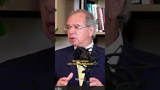 PAULO GUEDES FALA COMO FOI A ECONOMIA ATÉ O INÍCIO DA PANDEMIA #shorts