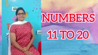 Numbers 11 to 20 identification / How to teach numbers online for KG kids... /Diana's Classroom