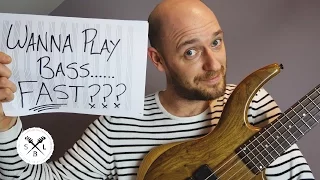 How to play bass *FAST*... 5 ultimate tips...