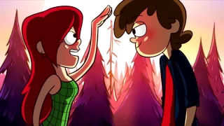 Gravity falls (dipper Love wendy😍😍😍💗💗💖👌)