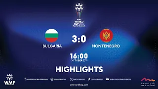 WMF World Cup 2023 I Day 2 I Bulgaria - Montenegro I Highlights