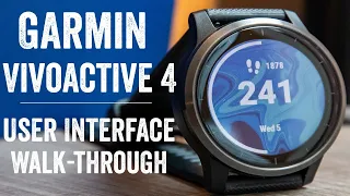 Garmin Vivoactive 4 Detailed User Interface Walk-Through