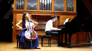 Brahms Cello Sonata No. 2 in F Major 2nd movement Yoon Kyung Cho