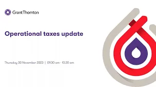 Operational taxes webinar – 30.11.2023