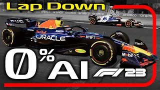 How Slow Is 0% AI on the F1 23 Game? - Can We Beat Them A LAP DOWN?!