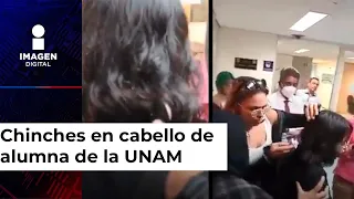 Captan chinche en cabello de alumna de la UNAM… ¡Vivita y coleando!
