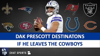 Dak Prescott Destinations: Top NFL Teams Dak Could Sign With If He Leaves The Dallas Cowboys