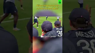 LIONEL MESSI saludó a niños FANS durante calentamiento y así REACCIONARON #shorts