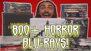 Huge Horror Blu-Ray Collection 800+ Titles! (2018)