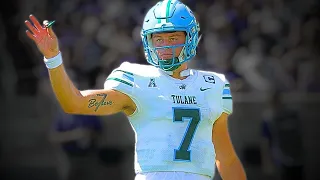 Michael Pratt Tulane Highlights - SUPER ACCURATE QB Prospect🎯