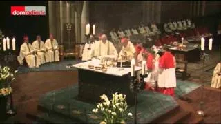 Osternacht im Kölner Dom 2012: "Wir wollen alle fröhlich sein"