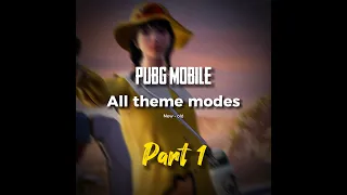 All theme modes from new to old Part 1 #pubgmobile #babyduck